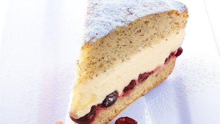 Gateau Aux Amandes Fromages Blanc Et Griottes Recettes Miele